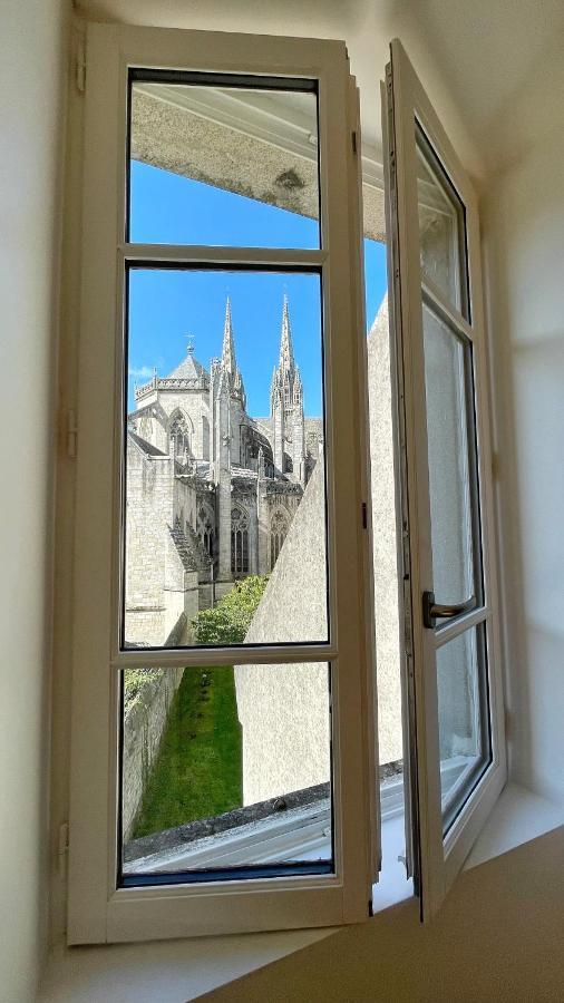 Appartement T2 - Vue Imprenable Sur La Cathedrale カンペール エクステリア 写真